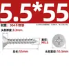 Tornillos Autorroscantes Avellanados Gb846 Acero Inoxidable 304 Cabeza Plana Phillips Tornillos para Madera Extendidos M2.9M3.5M4.2M5.5
