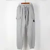 Europeu e Americano Transfronteiriço Pedra Outono e Inverno Novo 2025 Calças Compridas Calças de Moletom Masculinas Casuais Todas as Ocasiões Esportes Moda Marca Solta Moda Marca