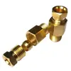Tubo de óleo PD junta passante tubo de cobre tubo de nylon distribuidor de óleo junta de cobre ferramenta de máquina slider junta de tubo de óleo 4mm