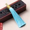 Ouro Cap Tassel Pingente Handmade Fan Pingente Pequeno Pendurado Spike Antigo Hanfu Press Break Tradicional Bookmark Tassel Acessórios Atacado