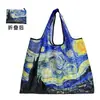 Bolsa Grande Personalizada Nueva para Compras de Supermercado Impermeable Portátil Plegable Ecológica Bolso de Hombro DIY Colección de Regalos