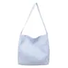 Bolso de Lona a Cuadros Estilo Universitario para Mujer 2026 Nueva Moda de Verano Estilo Coreano Bolso Tote Casual de Gran Capacidad para Compras