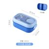 Lonchera para Estudiantes de Estilo Japonés con Compartimentos de Acero Inoxidable 304 Lonchera de Plástico para Trabajadores de Oficina con Cubiertos Lonchera para Ensalada