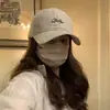 Estilo Nuevo de Blogger Coreana Ins Gorra de Pato a Cuadros para Mujer Mostrando la Cara Ala Pequeña Curva Gorra de Béisbol Casual para Pareja para Hombres