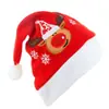 CY Festa de Natal Transfronteiriça Nova Chapéu de Natal Adulto Decorações Chapéu de Natal de Lã Bordado Desenho Animado Chapéu de Natal