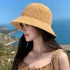 Chapéu de Palha para Mulheres, Chapéu de Praia de Verão com Aba Pequena, Chapéu Simples de Proteção Solar, Chapéu de Praia para Viagem de Férias, Chapéu de Pescador Trançado para Litoral