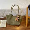 Bolso Cruzado de Gran Capacidad para Viajeros de un Solo Hombro para Mujer 2026 Otoño Nuevo Simple Color Sólido Moda Alta Apariencia Bolso Tote