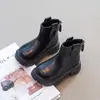 Zapatos de Cuero de Suela Blanda para Niñas 2026 Otoño/Invierno Nuevas Llegadas Botines Cortos Martin para Bebé Botas Cortas de Algodón Calientes de Peluche de Princesa para Niños