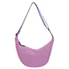 Bolsa esportiva externa em formato de bolinho transfronteiriça, bolsa transversal de nylon simples e casual para mulheres, leve para passeios, deslocamentos e ciclismo