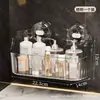 Estante de Almacenamiento con Ventosa Montado en la Pared sin Taladro para Baño, Ducha, Cocina, Tocador, Organizador de Maquillaje