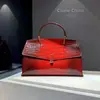 Moda de Comércio Exterior Transfronteiriço Bolsa de Mão com Padrão de Crocodilo Modelo Novo Transfronteiriça Ombro Único Transversal Bolsa Grande