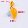 Anilla pequeña con borla de cera de abejas, colgante pequeño con forma de espiga, joyería artesanal, anilla tejida a juego, accesorios para pulseras