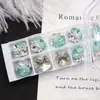 Cristal K9 Lapidado 8mm Esfera Quadrada Diamantada Lisa Empilhável Decorações de Nail Art Premium Deslumbrantes de Alta Qualidade