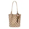 Bolsa de mano grande de lunares para mujer, bolso de mano nuevo y elegante para el trabajo, bolso de hombro de moda casual, bolso de axila para mujer