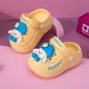 Pantuflas Infantiles de Hongo Lindas Dibujos Animados para Niños Zuecos Antideslizantes para Exteriores Sandalias de Playa de EVA para Bebé Verano