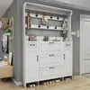Zapatero para entrada de casa, gran capacidad, simple, balcón, mueble para recibidor, zapatero ultra delgado para sala de estar/pasillo, zapatero económico