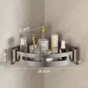 Fornecedor da Fábrica Prateleira Triangular para Banheiro Prateleira para Vaso Sanitário Lavatório Banheiro WC Prateleira de Parede Montada na Parede Sem Perfuração