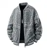 Cross 2026 Otoño Xi Yin Amazon 3D Moda Urbana para Hombre Chaqueta Sencilla Holgada Talla Europea