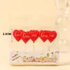 Decoración para Pastel del Día de San Valentín Chino 2025 Adornos de Cachorro de Hilo de Goma Suave Velas de Corazón Amoroso Enchufe de Confesión