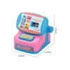 Juguete de Juego Infantil Mini Caja Registradora Simulación Supermercado Comida Juego de Rol Tienda de Conveniencia Modelo Adornos