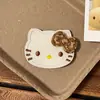 ¡Leopardo Kt! Parche de Velcro para Cabello de Gato Lindo, Parche Sin Costuras para Flequillo con Lazo, Herramienta para Ordenar el Cabello, Accesorio para el Cabello