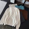 Suéter pulôver sem costura com gola redonda para mulheres, coleção outono/inverno 2026, corte solto, versátil, afina a silhueta, perfeito como camada base ou para o trabalho