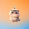 Tapón de Polvo para Teléfono de Acrílico con Dibujo de Gatito Caricatura Lindo 2D Transfronterizo Adecuado para Teléfonos Tipo-C y Apple