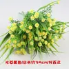 Flor Seca Única Flor de Seda Flor Artificial Buquê Decoração de Plástico Enfeites para Sala de Estar Arranjo de Flores Flor para Performance de Dança de Cerca