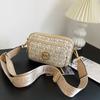 Bolsa feminina transversal, bolsa pequena vintage com estampa de flores antigas, bolsa de peito feminina, bolsa de ombro da moda, bolsa de comércio exterior