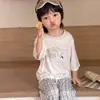 Pijama de Modal para Niños Niños, Estilo Delgado de Verano, Ropa de Casa para Niños Pequeños, Conjunto de Manga Tres Cuartos, Nuevo Modelo 2026, Clase A