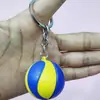 Llavero de simulación de fútbol transfronterizo 3.8cm llavero grande de baloncesto colgante paquete regalo de alrededor de la Copa del Mundo de fútbol
