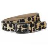 Nuevo Cinturón Leopardo con Hebilla Japonesa Transfronterizo para Mujer Moda Estilo Coreano Versátil Cinturón Delgado para Mujer Cinturón de Imitación Cuero Venta al por Mayor
