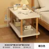 Mesita de noche para dormitorio de apartamento de alquiler, Gabinete de noche simple, Armario de almacenamiento de mesita de noche, Mesa auxiliar de madera para el hogar en la sala de estar, Mesa cuadrada pequeña