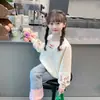 Sudadera Nacional Negra Ni Mimu para Niñas, Nueva Tendencia Otoño 2026 Ropa Infantil, Top Nuevo Estilo Chino Otoño para Niñas Pequeñas