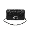 Nova Bolsa Feminina Dionysus com Fecho C 2026, Design Moderno com Bordado Acolchoado, Bolsa de Ombro Transversal com Corrente Tendência