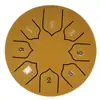 Tambor etéreo de 6 pulgadas y 11 tonos tambor etéreo de 6 pulgadas y 8 tonos tambor de lengua de acero tono C instrumento musical para niños tambor tambor etéreo para tocar profesionalmente