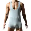 TAUWELL especial para el nuevo mono de hombre para el hogar y el ocio, algodón amoníaco, mono sin costuras, chaleco, venta al por mayor transfronteriza
