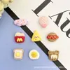 Brillo Fino Macarrón Corazón Torcido Corazón de Durazno Perlado Pinza para el Cabello Completa Materiales para Manualidades Accesorios de Resina Parche