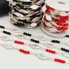 Acessórios para Joias DIY Série Pérola Grande Romboidal Contas de Cristal Cor Duradoura Corrente Feita à Mão Colar Pulseira Material para Roupas