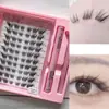 Kit de Cílios Postiços Transfronteiriços Grande Capacidade Suda Ji Cílios Postiços Segmentados Espessos Simulado Natural Cílios Postiços Canto do Olho