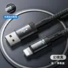 Cable de datos tipo C 100W carga súper rápida para teléfono móvil Huawei vivo millet oppo glory línea de carga 6A
