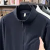 Jaqueta de fleece dupla face 400g para homens, novo estilo outono/inverno 2026, gola alta, com zíper, casual, quente, cardigã moletom masculino