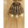 Porta Lámpara de Ghee de Bronce Antiguo Tibetano para Lámpara de Buda, Lámpara de Ofrenda para Salón de Buda en Casa, Portavelas de Lámpara Perpetua