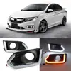 Adecuado para Honda 17-19city Fengfan luces de circulación diurna LED marco de luz antiniebla luces de circulación diurna LED modificado Audi