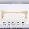 Maçaneta Simples Moderna Dourada Luxo Leve Puxador de Armário Guarda-Roupa Puxador de Gaveta Puxador de Porta de Armário Cinza Espessado