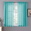 Meikeduo Cortinas Prontas para Uso Transfronteiriças Cor Pura Full-Doli Rod Tela de Janela Semi-Blackout Amazon Shein Estoque Pronto
