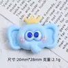 Ojos Grandes Lindos Oso Dibujo Animado Accesorios para Joyería DIY Accesorios de Pegamento de Crema Accesorios Pequeños de Resina Hebilla para Zapatos de Agujero Material