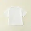 Camiseta Infantil de Manga Curta, Camiseta Básica 100% Algodão, Estilo Fino de Verão, Design Liso de Cor Sólida, Roupas Infantis para Exportação Transfronteiriça Atacado