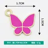 Acessórios diy joias desenho animado coreano borboleta liga de óleo colar pulseira pingente único acessórios atacado transfronteiriço