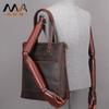 MVA nova bolsa de mão masculina de grande capacidade masculina de negócios para o dia a dia pasta de trabalho transfronteiriça Vintage bolsa de ombro tote